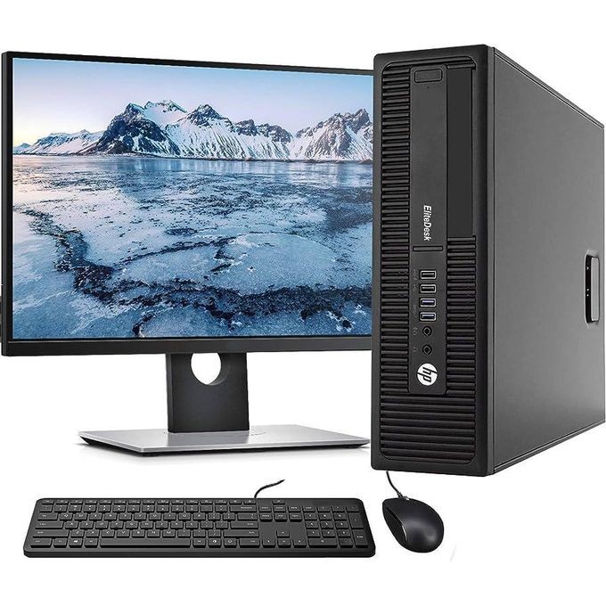 HP Refurbished ProDesk 600 G1 Core I5 8GB RAM 500GB HDD 3.2GHz SFF Desktop + 19" Monitor Complete.